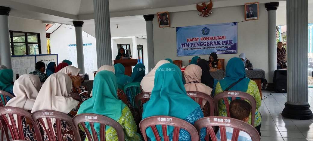 Rapat Konsultasi Tim Penggerak PKK Desa Nusawungu 