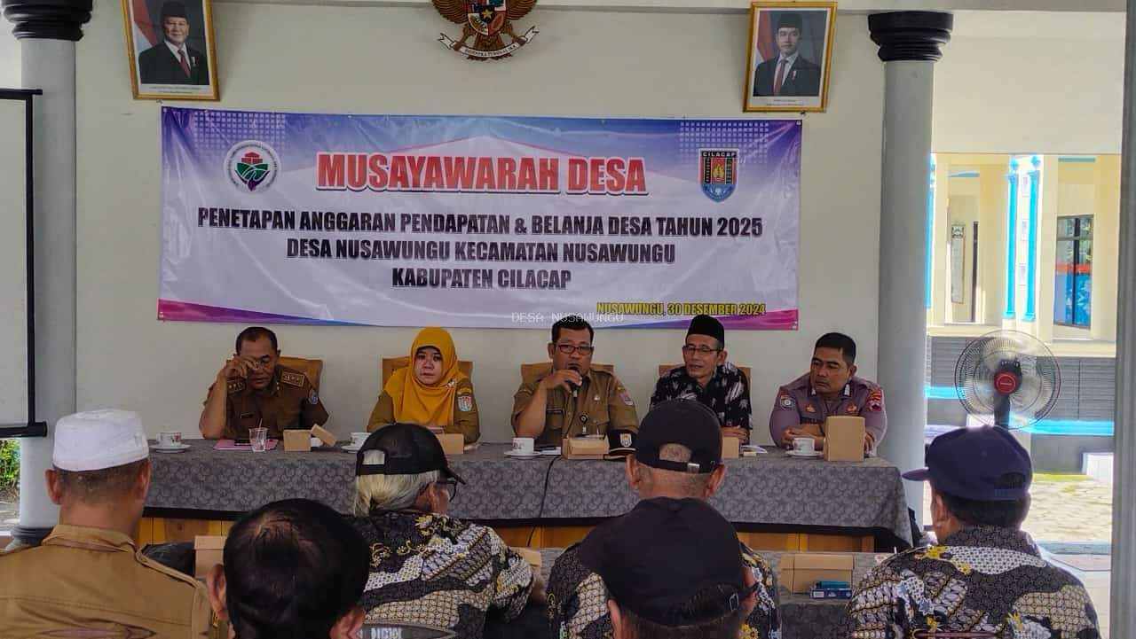 Musyawarah Desa Penetapan APBDes Tahun 2025 Desa Nusawungu