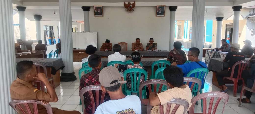 Kegiatan Lelang Tanah Kas Desa Nusawungu Tahun 2025