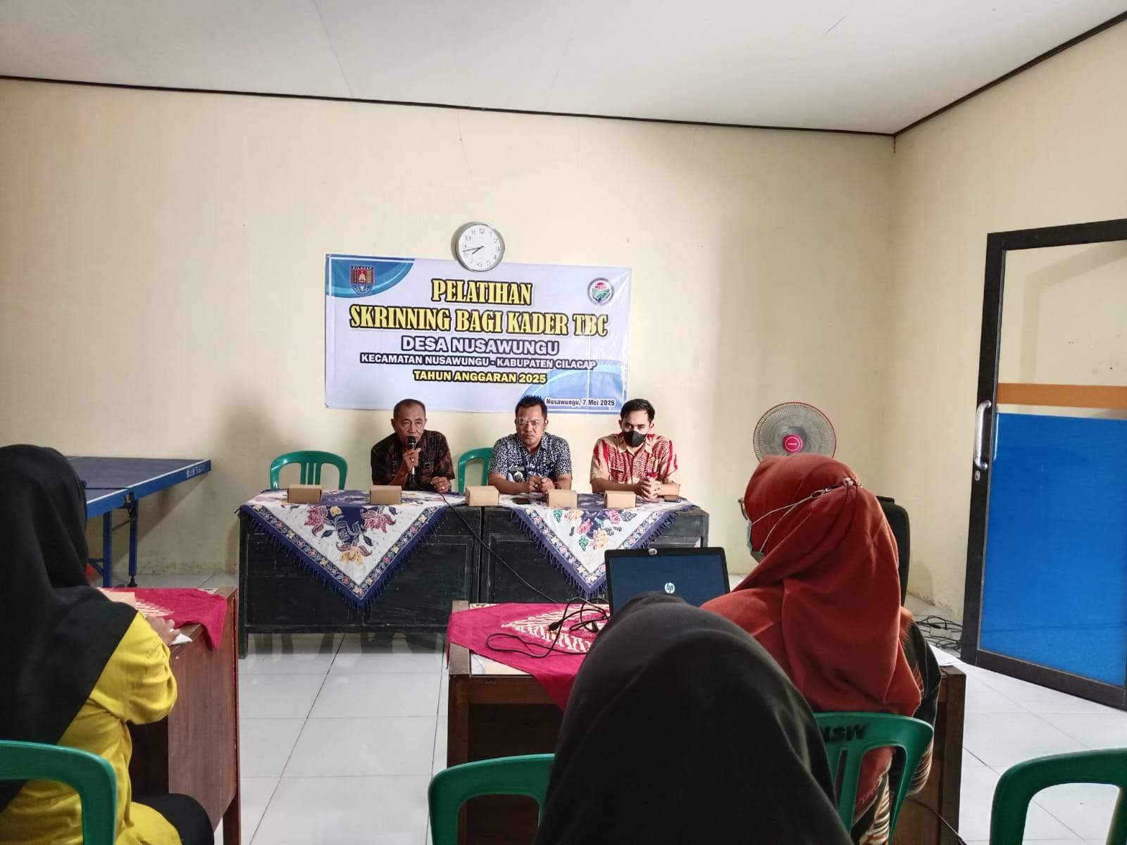 Pelatihan Skrining Bagi Kader TBC Desa Nusawungu